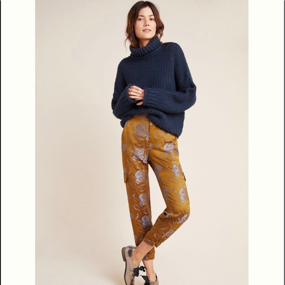 Anthropologie Pants - 🆕 Anthropologie Devin Jacquard Utility Joggers